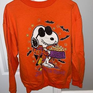peanuts graphic sweatshirt